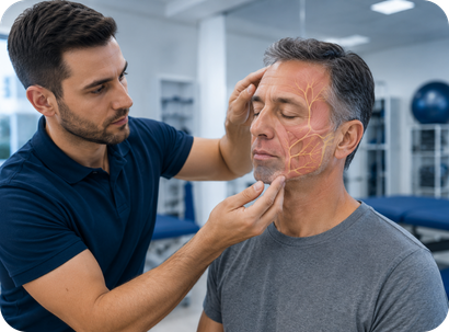 Facial neuromuscular rehabilitation for Ramsay Hunt Syndrome